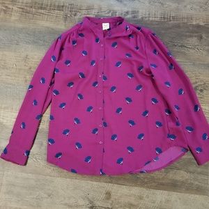 Longsleeve Button Up Blouse